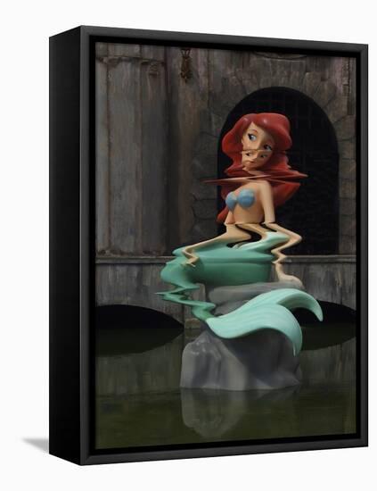 Little Mermage-Banksy-Framed Premier Image Canvas