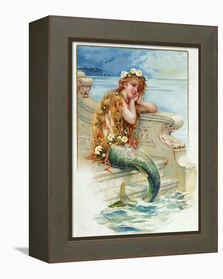 Little Mermaid, by Hans Christian Andersen (1805-75)-E.s. Hardy-Framed Premier Image Canvas