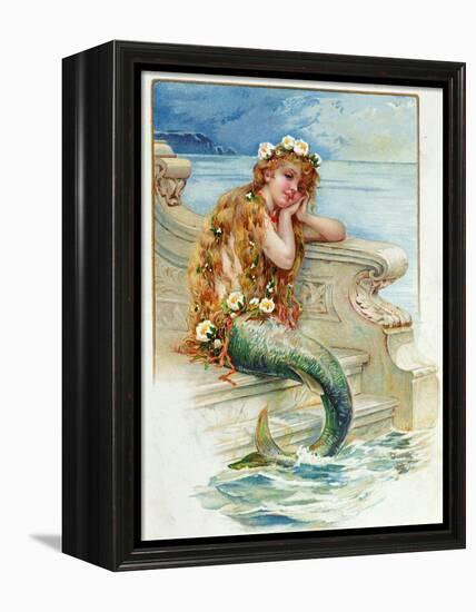 Little Mermaid, by Hans Christian Andersen (1805-75)-E.s. Hardy-Framed Premier Image Canvas