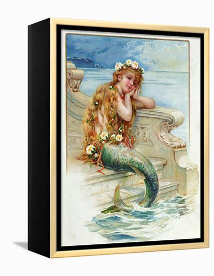 Little Mermaid, by Hans Christian Andersen (1805-75)-E.s. Hardy-Framed Premier Image Canvas