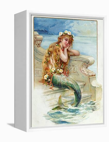 Little Mermaid, by Hans Christian Andersen (1805-75)-E.s. Hardy-Framed Premier Image Canvas