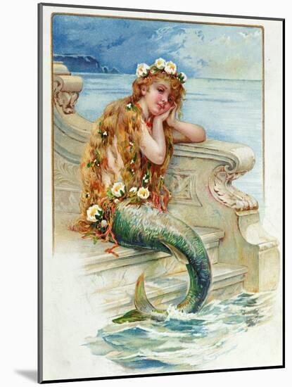 Little Mermaid, by Hans Christian Andersen (1805-75)-E.s. Hardy-Mounted Giclee Print