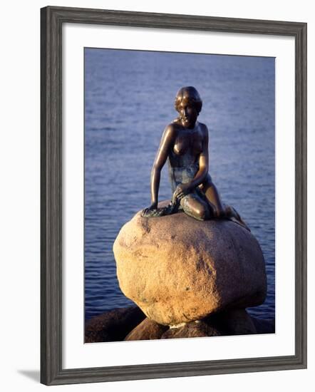 Little Mermaid Copehagen-Charles Bowman-Framed Photographic Print