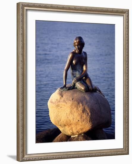 Little Mermaid Copehagen-Charles Bowman-Framed Photographic Print