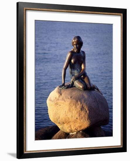 Little Mermaid Copehagen-Charles Bowman-Framed Photographic Print