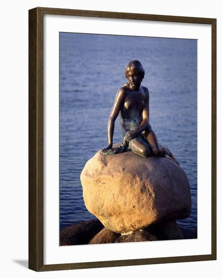 Little Mermaid Copehagen-Charles Bowman-Framed Photographic Print