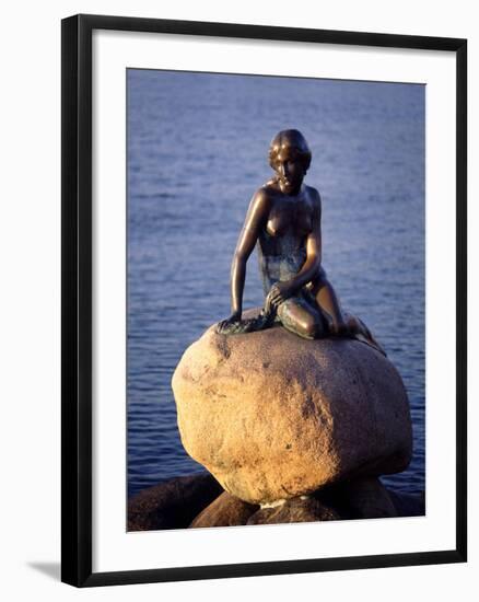 Little Mermaid Copehagen-Charles Bowman-Framed Photographic Print