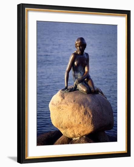 Little Mermaid Copehagen-Charles Bowman-Framed Photographic Print