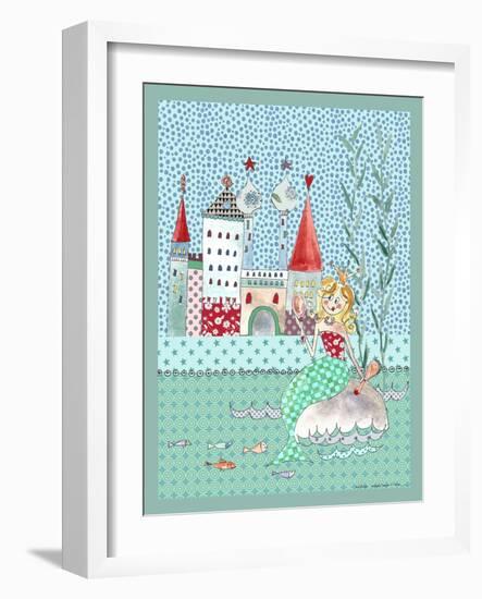 Little Mermaid Print A-Effie Zafiropoulou-Framed Giclee Print