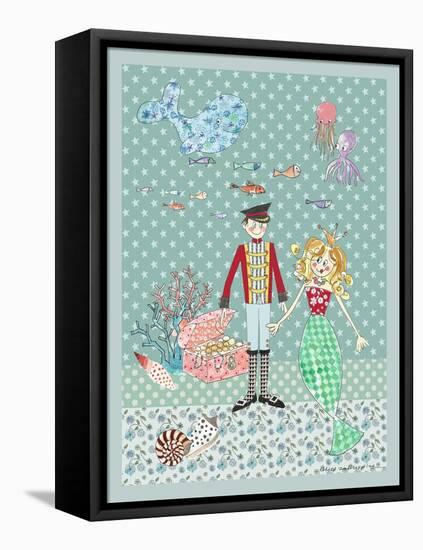 Little Mermaid Print B-Effie Zafiropoulou-Framed Premier Image Canvas