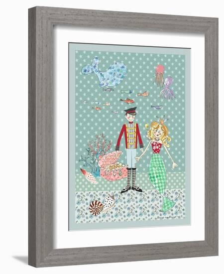 Little Mermaid Print B-Effie Zafiropoulou-Framed Giclee Print