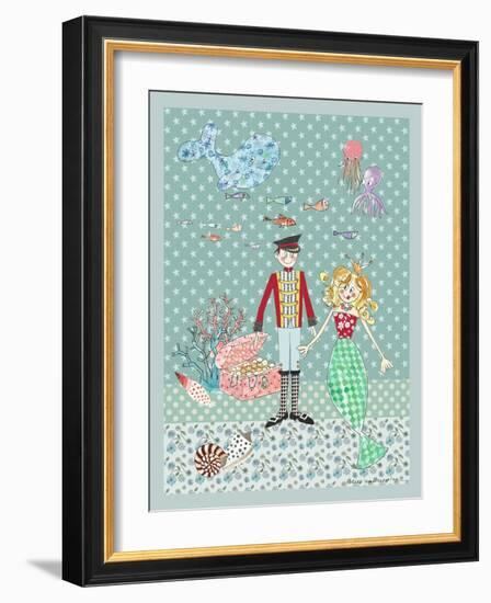 Little Mermaid Print B-Effie Zafiropoulou-Framed Giclee Print