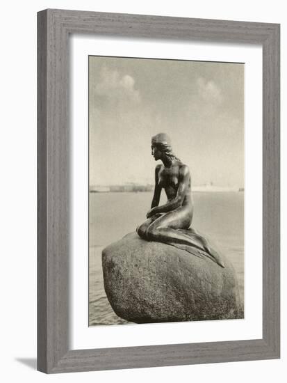 Little Mermaid Statue, Copenhagen, Denmark-null-Framed Art Print