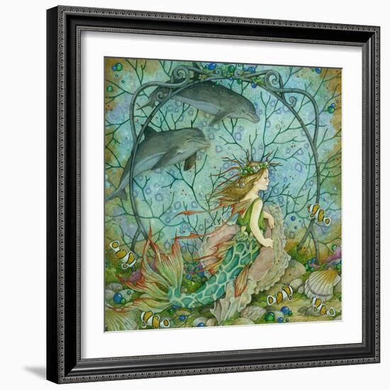 Little Mermaid-Linda Ravenscroft-Framed Giclee Print