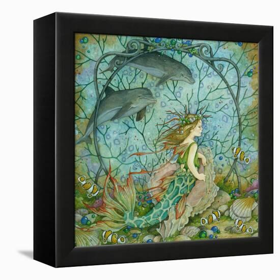 Little Mermaid-Linda Ravenscroft-Framed Premier Image Canvas
