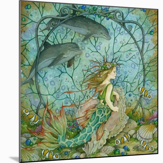 Little Mermaid-Linda Ravenscroft-Mounted Premium Giclee Print