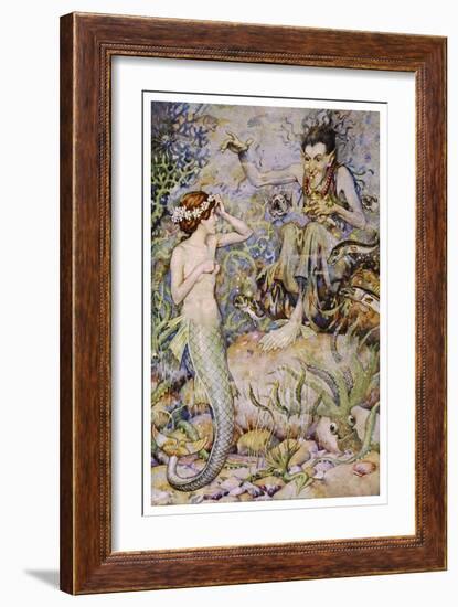 Little Mermaid-Monro S Orr-Framed Art Print