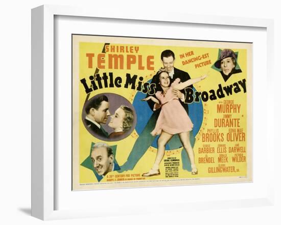 Little Miss Broadway, 1938-null-Framed Art Print