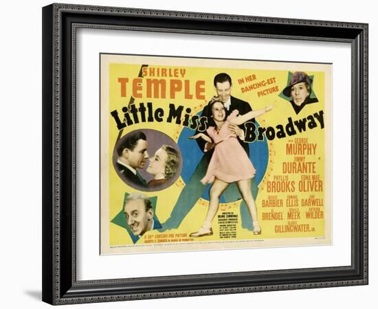 Little Miss Broadway, 1938-null-Framed Art Print