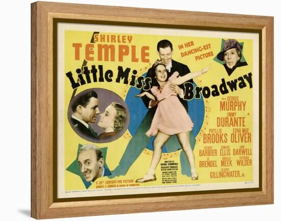 Little Miss Broadway, 1938-null-Framed Stretched Canvas