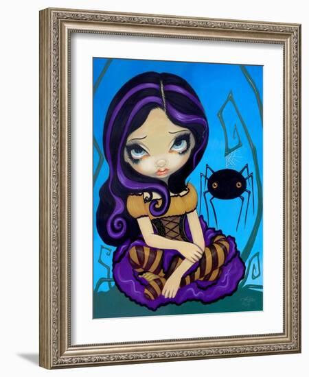 Little Miss Muffet-Jasmine Becket-Griffith-Framed Art Print