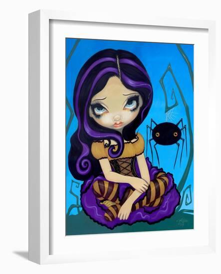 Little Miss Muffet-Jasmine Becket-Griffith-Framed Art Print