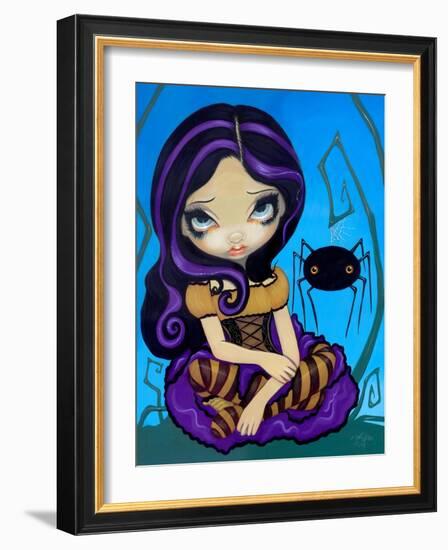 Little Miss Muffet-Jasmine Becket-Griffith-Framed Art Print