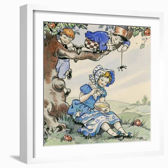 Little Miss Muffet-Jesus Blasco-Framed Giclee Print