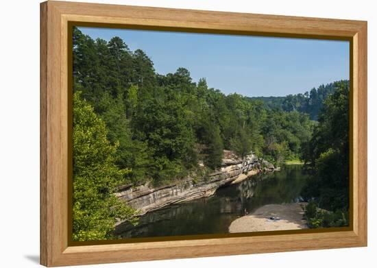 Little Missouri River, Ozark National Forest, Arkansas, United States of America, North America-Michael Runkel-Framed Premier Image Canvas