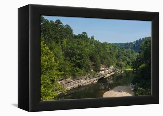 Little Missouri River, Ozark National Forest, Arkansas, United States of America, North America-Michael Runkel-Framed Premier Image Canvas