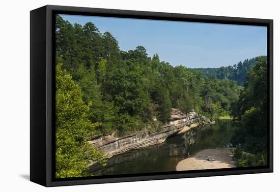 Little Missouri River, Ozark National Forest, Arkansas, United States of America, North America-Michael Runkel-Framed Premier Image Canvas