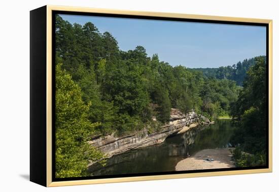 Little Missouri River, Ozark National Forest, Arkansas, United States of America, North America-Michael Runkel-Framed Premier Image Canvas