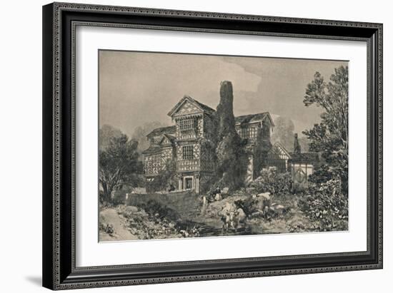 Little Moreton Hall, Cheshire, 1915-HL Pratt-Framed Giclee Print