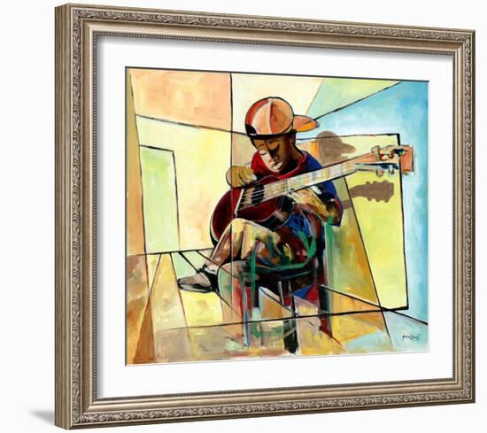 Little Musician-Nathaniel Barnes-Framed Art Print