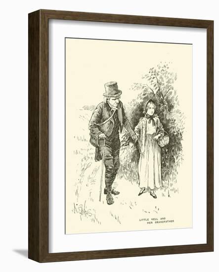 Little Nell and Her Grandfather-Harold Copping-Framed Giclee Print