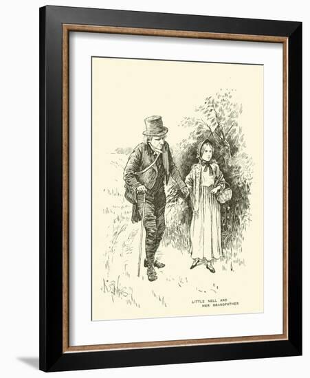 Little Nell and Her Grandfather-Harold Copping-Framed Giclee Print