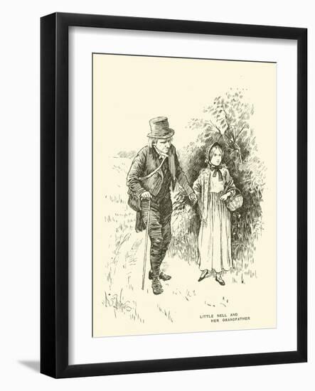 Little Nell and Her Grandfather-Harold Copping-Framed Giclee Print