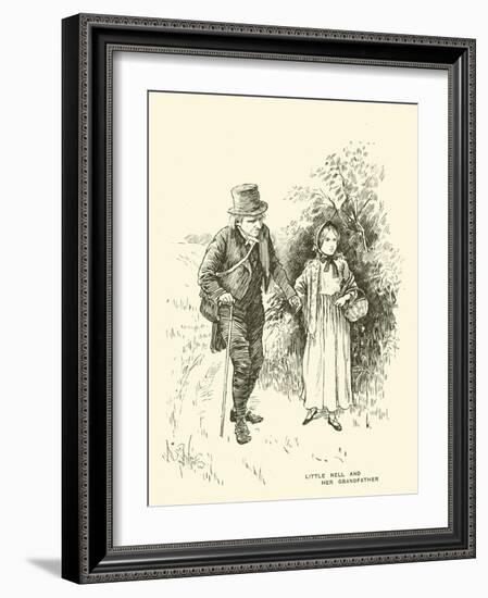 Little Nell and Her Grandfather-Harold Copping-Framed Giclee Print