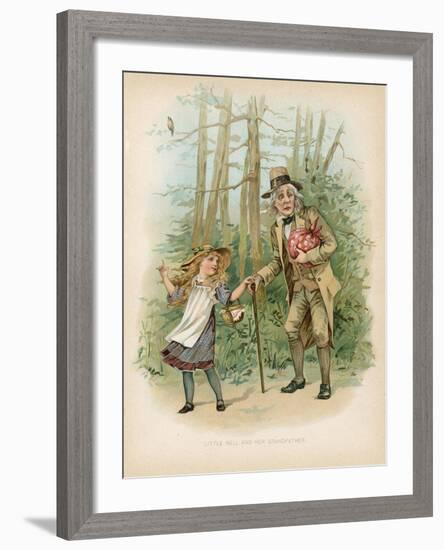 Little Nell and Her Grandfather-null-Framed Giclee Print