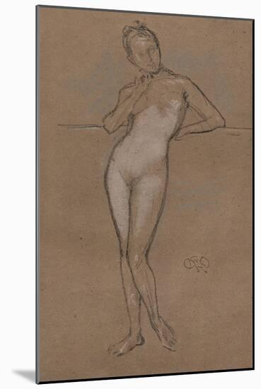 Little Nude, C1888-James Abbott McNeill Whistler-Mounted Giclee Print