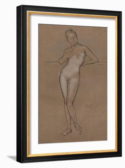 Little Nude, C1888-James Abbott McNeill Whistler-Framed Giclee Print