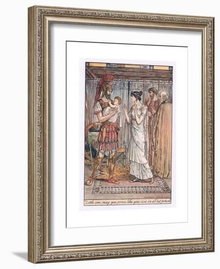 Little One, May You Prove Like Your Sire in All But Fortune-Herbert Cole-Framed Giclee Print