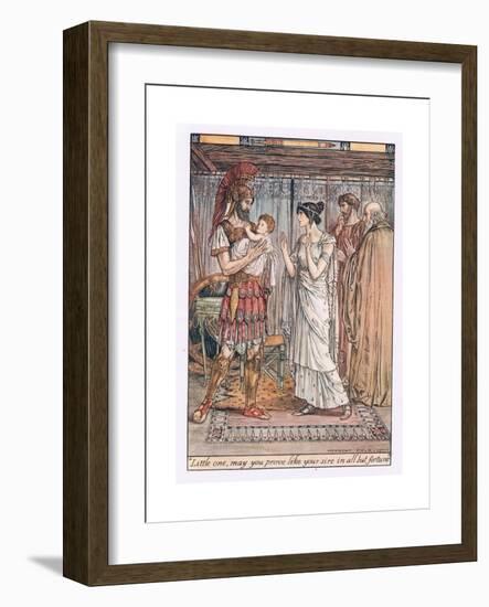 Little One, May You Prove Like Your Sire in All But Fortune-Herbert Cole-Framed Giclee Print