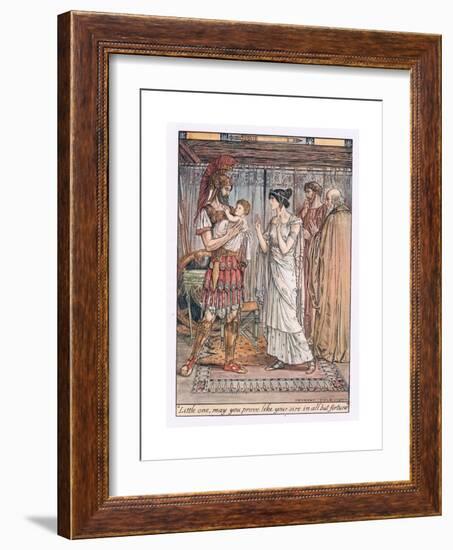 Little One, May You Prove Like Your Sire in All But Fortune-Herbert Cole-Framed Giclee Print