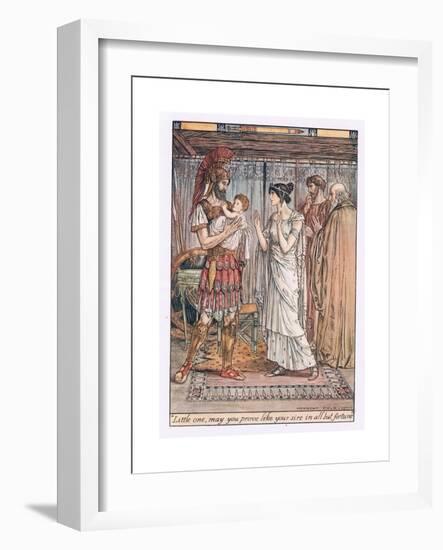 Little One, May You Prove Like Your Sire in All But Fortune-Herbert Cole-Framed Giclee Print