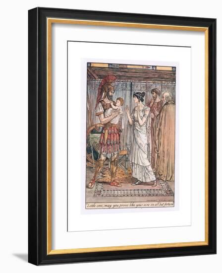 Little One, May You Prove Like Your Sire in All But Fortune-Herbert Cole-Framed Giclee Print