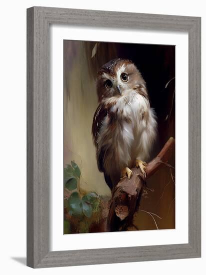 Little Owl-Vivienne Dupont-Framed Art Print