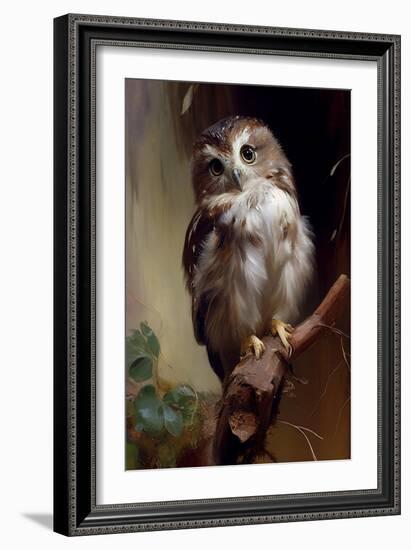 Little Owl-Vivienne Dupont-Framed Art Print