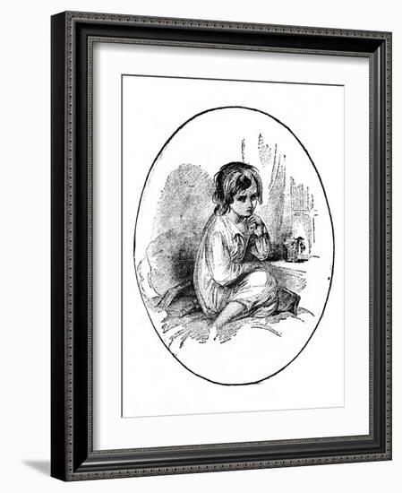 Little Paul from Dombey & Son by Charles Dickens-Hablot Knight Browne-Framed Giclee Print