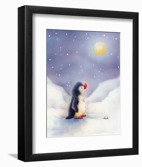 Little Penguin-Makiko-Framed Art Print